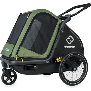 Hamax Pluto Hundeanhänger grün/schwarz 2025