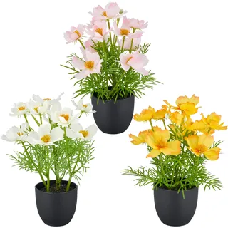 Creativ green Kunstpflanze »Cosmea« mit farbenfrohen Blüten, bunt