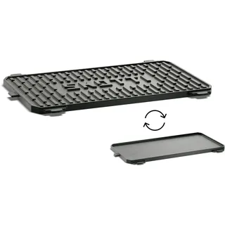 SKOTTI Kast, Gusseiserne Grillplatte für SKOTTI Grill, Plancha, Griddle, Sehr massives Material, für Fleisch, Fisch und Gemüse - Skotti Grill Zubehör