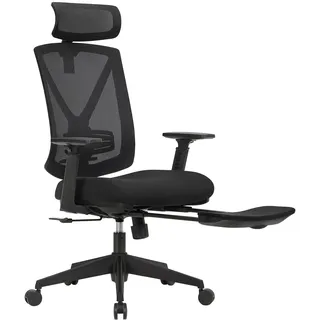 Songmics Bürostuhl Schwarz