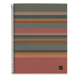 Miquelrius ECO Design Notizbuch A5 120 Blätter Mehrfarbig