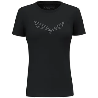 Salewa Damen Pure Eagle Frame Dry T-shirt W Sport T Shirt, Black Out Melange, 34 EU