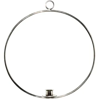 Creativ deco Kerzenhalter »Weihnachtsdeko« hängende Beleuchtung, silberfarben