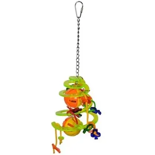 VADIGRAN Bird Toy plexi spiral multi color 32cm