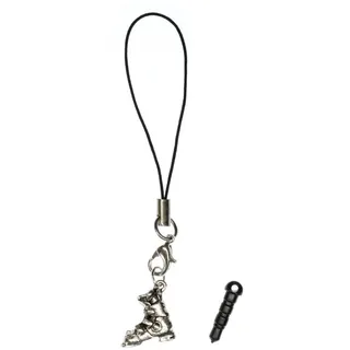 Miniblings Skischuh Handyanhänger Handyschmuck Ski Ausrüstung Winter silber- Handmade Modeschmuck I Anhänger Handyschmuck Schlüsselanhänger