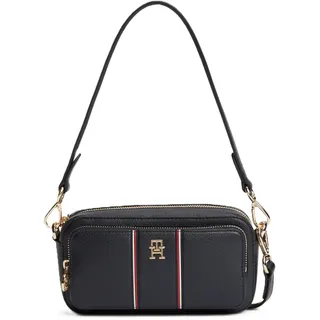 Tommy Hilfiger Damen Th Daily Camera Bag Corp Aw0aw18640 Crossover, Blue (Space Blue)