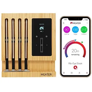 MEATER Funkthermometer Größe Block Material Holz