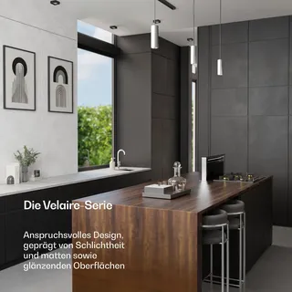 Klarstein Velaire Spülmaschine 60cm - Freistehend, 14 Plätze, 9 Programme, 42 dB, A , AquaStop, Kindersicherung, Geschirrspüler 60 cm, Edelstahl - Schwarz