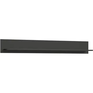 Wandboard HOME AFFAIRE "RHOMBUS, Breite 160 cm", grau, B:160cm H:20cm T:20cm, FSC-zertifizierter Holzwerkstoff, Regale, Wandboard, Wandregal, Wandboard, Wohnzimer, Esszimmer