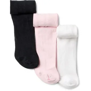 Amazon Essentials Baby Mädchen Strümpfe, 3 Paar, Rosa/Schwarz/Weiß, 12-24 Monate