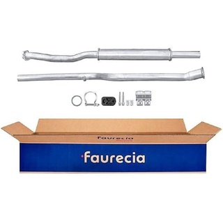 HELLA 8LC 366 024-921 Mittelschalldämpfer - Easy2Fit® Kit - mitte - zweiteilig - Set mit Anbauteilen - für u.a. PEUGEOT 106 II