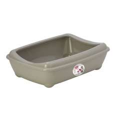 Katzentoilette mit Rahmen 42cm, Gr. M, grau, P-KITTYTRAY-MEDIUM-GR