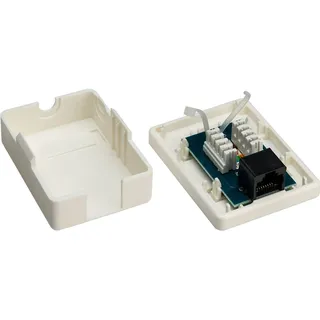 goobay 77632 1-port RJ45 Weiß Steckdose, Netzwerk Zubehör