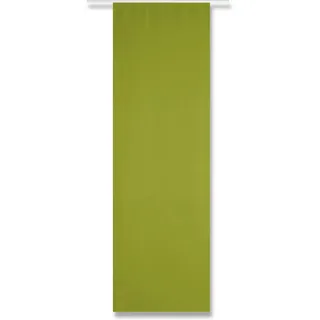 Arsvita Flächenvorhang Blickdicht - Schiebegardine in BxL 60x245cm (Grün) - ohne Flächenvorhangtechnik - Gardine, Vorhang mit Klettband