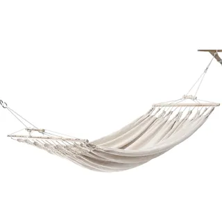 Chico Doppel-Stabhängematte Baumwolle beige / 2 Personen  350 x 190 250 kg Ba...