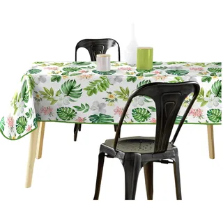 bricoline Tischdecke Baleares 140 x 240 cm Grün