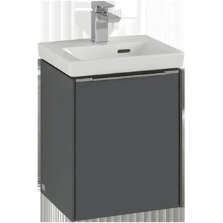 Villeroy & Boch Subway 3.0 Waschbeckenunterschrank, eine Tür Anschlag rechts, 351x429x309mm, C58402AF, Farbe: Front/Korpus: Soft Green, Griff: Soft Green