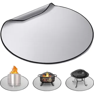 Feuerstelle Matte 60cm feuerfeste Unterlage für Grill Rasen Gartenboden Hinterhof