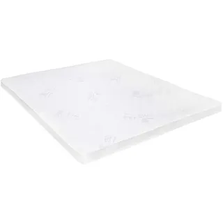 vidaXL Matratzenauflage 180 x 200 cm Gelschaum 7 cm - Weiß