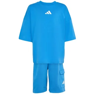 adidas Unisex Kids TIRO_NSTER T-SHIRT SET, Wonder Sage/white, 5-6 Years