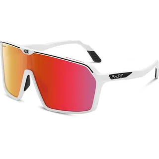 Original Audi Sport Sonnenbrille verspiegelt, weiß rot - Weiß