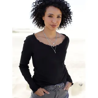 Heine Langarmshirt »Shirt« 1 Stk., schwarz