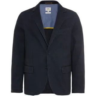 camel active Herren Sakko mit Leichter Waffelstruktur Blazer, Blau, 27
