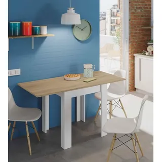 CaliCosy Klapptisch 67 x 79 x 67 cm weiß