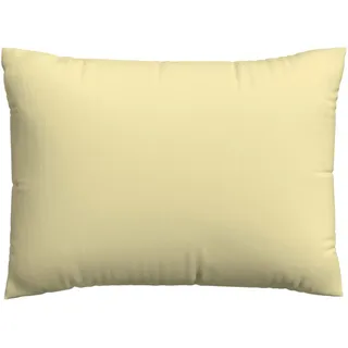 Schlafgut Kopfpolsterbezug , Gelb , Textil , Uni , 60x80 cm , Grüner Punkt, Textiles Vertrauen - Oeko-Tex®, AZO-frei, Oeko-Tex® Made IN Green , bügelleicht, bügelfrei , Heimtextilien, Bezüge, Polsterbezüge