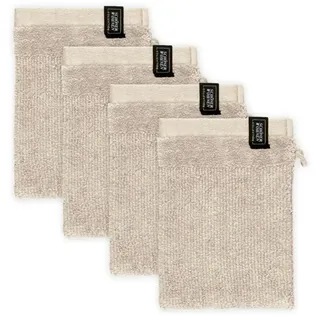 Schöner Wohnen Sense Waschhandschuh 16 x 21 cm beige