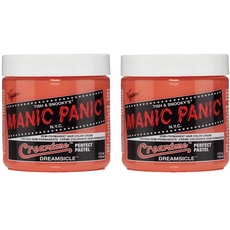 Manic Panic Dreamsicle Pastel Classic Creme, Vegan, Cruelty Free, Orange Semi Permanent Hair Dye 2 x 118ml