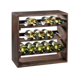 KESPER Weinflaschen-Regalsystem 50 x 25 x 50 cm Braun