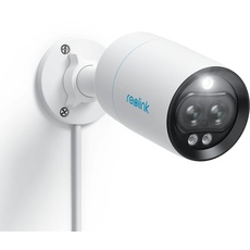 Reolink 4K PoE Überwachungskamera mit Weitwinkel-/Teleobjektiv, Outdoor IP-Kamera mit Bewegungsmelder, Personen-/Fahrzeug-/Haustiererkennung, Farbnachtsicht, Zwei-Wege-Audio, Fernzugriff, RLC-81MA