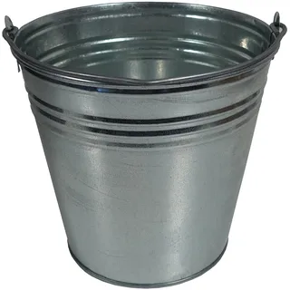Bradas Baueimer verzinkt 10L Wasser- Garten- Zink- Abfall- Futtereimer BRADAS J5318