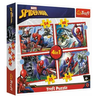 Trefl 4-in-1 Spiderman Puzzle 34384,