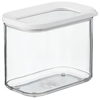 Mepal | Modula Vorratsdose Set | 425 ml | Kunststoffbehälter mit Deckel | 4 Stück | ideal zur Aufbewahrung von Lebensmitteln | stapelbar & platzsparend | spülmaschinengeeignet | Nordic White