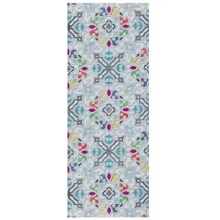 Atticgo Küchenläufer waschbar Mehrfarbig Ricci 52/100 cm , Multicolor , Textil , Grafikmuster , Rechteckig , 52x100 cm , Oeko-Tex® Standard 100 , waschbar, antistatisch, leicht zusammenrollbar, rutschfeste Unterfläche , Teppiche und Böden, Teppiche, Teppichläufer, Küchenteppiche