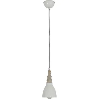 Näve Metall-Pendelleuchte Delhi Beige Ø 13 cm x 70 cm