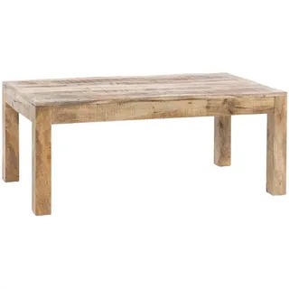 Wohnling Couchtisch Rustica Braun Mangoholz 60 x 47 cm