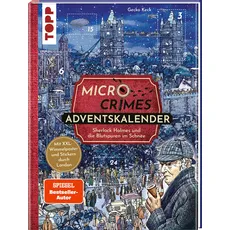 Bild Micro Crimes Adventskalender – Sherlock Holmes und die Blutspuren im Schnee. Mit XXL-Wimmelposter und Stickern durch London