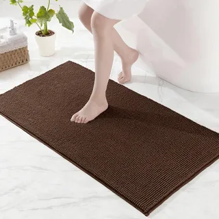 Exclusivo Mezcla Badematte Chenille Badteppich für Badezimmer 60x120 cm