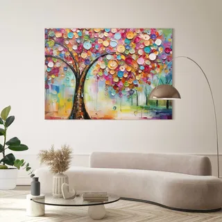 Reinders! Wandbild »Life Tree - colourful«, bunt