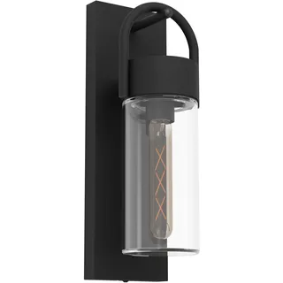 EGLO Außen-Wandleuchte Carraro schwarz