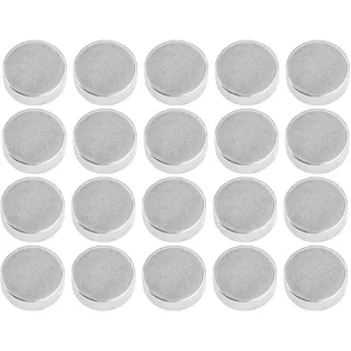 Connex Neodym-Scheibenmagnet – 20 Stück im praktischen Set | Extra starker Magnet – 0,8 kg Haftkraft – Für Haushalt, Werkstatt und Hobby – Powermagnet – Mini-Magnet – Ø 5 x 2 mm