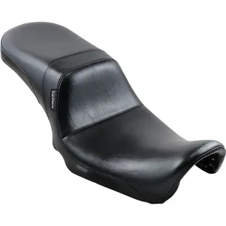 Le Pera Two Up Smooth Harley Davidson Fld 1690 Dyna Switchback Motorradsitz - Black - One Size