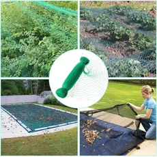 4MX6M Vogelnetz für den Garten, schützt Gemüsepflanzen und Obstbäume, 1,5 cm Netz, Kunststoff-Spaliernetz für Vögel, Hirsche, Eichhörnchen und andere Tiere