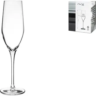 Set aus 6 Champagnergläsern „Muse Vinifera“ – Klangglas, 24,5 cl