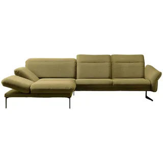 Himolla Ecksofa , Hellgrün , Metall , Ottomane links, L-Form , 299x203 cm , Blauer Engel, Goldenes M, Made in Germany, Emas , Typenauswahl, Lederauswahl, Stoffauswahl, Sitzqualitäten, seitenverkehrt erhältlich, Hocker erhältlich, Rücken echt, individuell planbar , Wohnzimmer, Sofas & Couches, Wohnlandschaften, Ecksofas