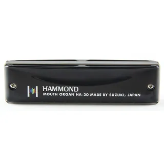 Suzuki HA20A Hammond Mundharmonika, a, diatonisch, 10 Löcher, Schwarz, Suzuki-Promaster-Hammond-A