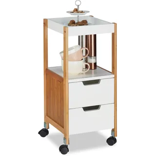 Relaxdays Rollwagen mit Schubladen,